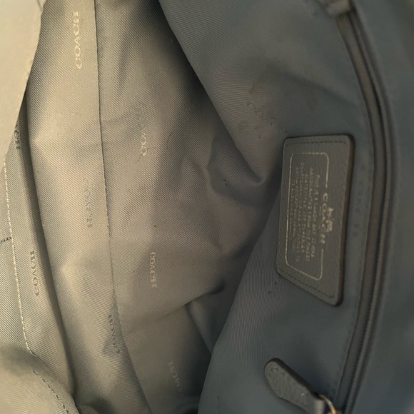 Blue Coach satchel - Picture 5 of 9